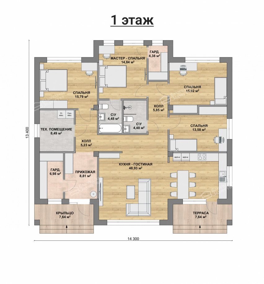 Дом из камня VZ-780